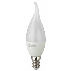 Лампа светодиодная LED BXS-5W-840-E14 (диод, свеча на ветру, 5Вт, нейтр, E14 (10/100/2800) ЭРА