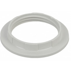 Кольцо для патрона E27, пластик, белое (100/1000/9000) ЭРА
