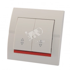 DERIY Выключатель проходной х2 ПБТ белый DERIY Выключатель проходной х2 ПБТ белый