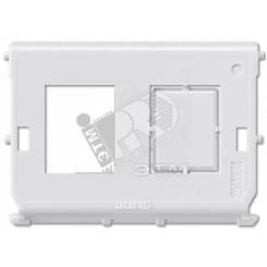 Монтажная вставка для двойных модульных гнезд Монтажная вставка для двойных модульных гнезд