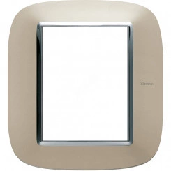 Axolute Накладки декоративные в форме эллипса глянцевые/светлый титан на 3+3 модуля