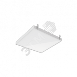 Светильник светодиодный GR070 2.0 45 Вт 6500К 588*588*50мм с планками для подвеса с опаловым рассеиват.белый IP40