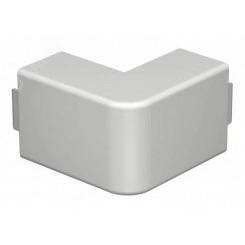 Крышка внешнего угла кабельного канала WDK 40x60 мм (ПВХ, светло-серый) Крышка внешнего угла кабельного канала WDK 40x60 мм (ПВХ, светло-серый)