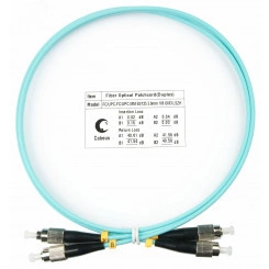 Шнур оптический duplex 1м FC-FC 50/125 mm OM3 LSZH FOP-50-FC-FC-1m Шнур оптический duplex 1м FC-FC 50/125 mm OM3 LSZH FOP-50-FC-FC-1m