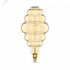 Лампа светодиодная LED 8.5 Вт 660 Лм 2000К теплая Е27 Honeycomb golden Filament Gauss