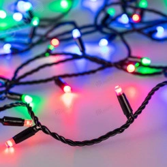 Гирлянда светодиодная декоративная ARD-STRING-CLASSIC-10000-BLACK-95LED-LIVE RGBW-DMX (24V, 10W) (ARDCL, IP65)