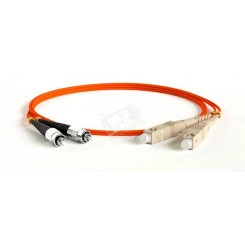 Патч-корд волоконно-оптический (шнур) MM 62.5/125 SC-FC 2мм duplex LSZH (15м)