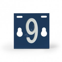 Табличка номера фидера ''9'', 65х60х1.5 мм