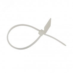 Хомут с площадкой под маркер nylon 100x2,5 мм 100 шт. белый