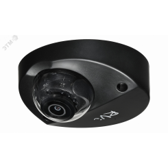 Видеокамера IP 2МП c ИК-подсветкой до  50м IP67 IK10 чёрный корпус (2.8мм)