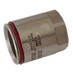 Взрывозащищенная Ex e муфта труба-коробка с внутренней резьбой. DT 20 мм. M20x1,5. Нержавеющая сталь AISI 316L. IP66/67 Взрывозащищенная Ex e муфта труба-коробка с внутренней резьбой. DT 20 мм. M20x1,5. Нержавеющая сталь AISI 316L. IP66/67