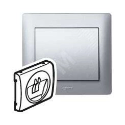 Galea Life Панель лицевая розетки для колонок aluminium