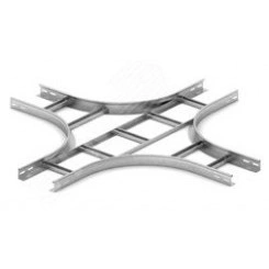 Крестообразный разветвитель для лестничного лотка НЛО 600х60х3000, толщ. 1,5 мм, Сендзимир цинк Крестообразный разветвитель для лестничного лотка НЛО 600х60х3000, толщ. 1,5 мм, Сендзимир цинк