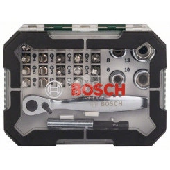 НАБОР БИТ-26 с ключом-трещоткой 26шт угловая      отвертка