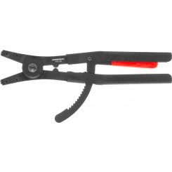 Щипцы загнутые 90° с фиксатором для стопорных колец, разжим, 85-170 мм, 3.5-4.0 мм, 400 мм