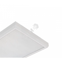 Светильник ДПО-4х18 под LED-лампу T8 600х600 IP20 Opal