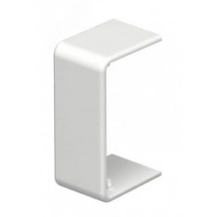 Стыковая накладка кабельного канала WDK 15x30 мм (ПВХ,белый)