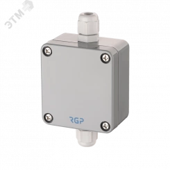 Корпус с 2 сальниками для подключения датчиков температуры Корпус с 2 сальниками для подключения датчиков температуры