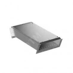 ККБ-УНП-0.2/0.5 S=1.2мм Короб одноканальный кабельный (рамка 4мм горячеоцинкованная обшивка оцинкованная)