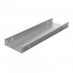 Универсальный лоток неперфорированный 600х80х3000, толщ. 1,5 мм, Сендзимир цинк Универсальный лоток неперфорированный 600х80х3000, толщ. 1,5 мм, Сендзимир цинк