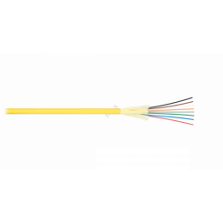 Кабель волоконно-оптический, 2 вол, SM 9/125 OS2, внутр, распред, LSZH, желтый