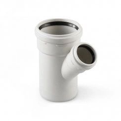 Тройник для бесшумной канализации 160x110 мм 87.5 град. Тройник для бесшумной канализации 160x110 мм 87.5 град.