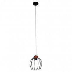 Светильник Конти 211 черн.муар медь (Плафон Сфера) НСБ 01-60-169 Е27 ИМ