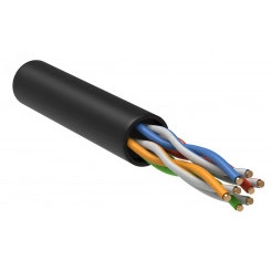 Витая пара U/UTP кат.5е 4 пары 24 AWG LDPE 305м черный ITK Витая пара U/UTP кат.5е 4 пары 24 AWG LDPE 305м черный ITK