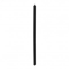 Универсальная колонна алюминиевая с крышкой из алюминия 2 секции, высота 2,77 метра, с возможностью увеличения высоты до 4,05 метра, цвет черный