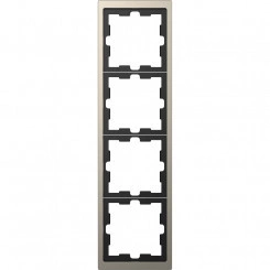 Рамка четырехпостовая D-Life никель SD Рамка четырехпостовая D-Life никель SD