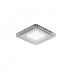 Светильник светодиодный встраиваемый ДВО-3+3 Вт 350 Лм 3000К Квадрат IP20 3 режима LED монтажный d80 мм 103х103х31 мм 180-265 В Bubbles Gauss