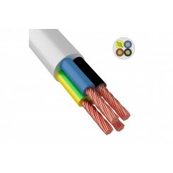 Провод ПВС 4х1,5-0.660 белый ТРТС