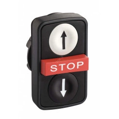 Головка тройной кнопки с маркировкой Головка тройной кнопки с маркировкой