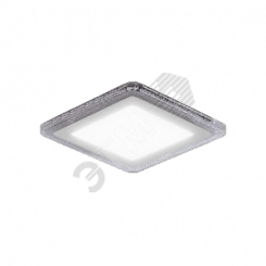 Светильник светодиодный встраиваемый ДВО-12+4 Вт 1200 Лм 3000К Квадрат IP20 3 режима LED монтажный d170 мм 192х192х31 мм 180-265 В Bubbles Gauss