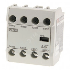 Дополнительный контакт UA-4 1NO+3NC, фронтальный, для контакторов Meatsol MC-185a~800a Дополнительный контакт UA-4 1NO+3NC, фронтальный, для контакторов Meatsol MC-185a~800a
