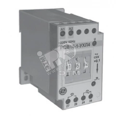 Реле времени РСВ-16-2 24В пост./перем. 1-999 сек. на DIN-рейку Реле времени РСВ-16-2 24В пост./перем. 1-999 сек. на DIN-рейку