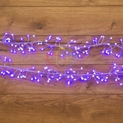 Гирлянда домашняя мишура LED 6м 576LED cиний