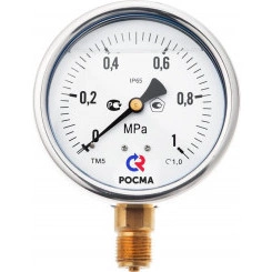 Манометр виброустойчивый радиальный ТМ-320Р.00 0...16 МРа 1/4' 150С кл.1.5, готовый к гидрозаполнению Манометр виброустойчивый радиальный ТМ-320Р.00 0...16 МРа 1/4' 150С кл.1.5, готовый к гидрозаполнению