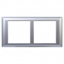 Avanti Рамка-суппорт для In-liner Front серебрист ый металлик 4модуля Avanti Рамка-суппорт для In-liner Front серебрист ый металлик 4модуля