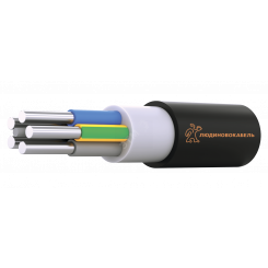 Кабель силовой АВВГ 5х6 (ок) (N, PE)-0.66 однопроволочный