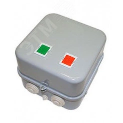 ПМ12-063161 У3 В, 380В/50Гц, 2з+2р, 63А, нереверсивный, без реле, в корпусе IP40, с кнопками ПУСК и СТОП, пускатель электромагнитный  (ЭТ)