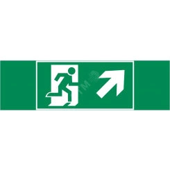 Пиктограмма ФИГУРА / СТРЕЛКА ВПРАВО ВВЕРХ 310х90мм для аварийно-эвакуационного светильника Basic IP65 ВАРТОН