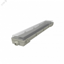 Светильник влагозащитный ДСП СПП-Т8-G13 665х107х61 мм IP65 для светодиодных LED ламп 2х600 мм с отражателем INDUSTRY Gauss