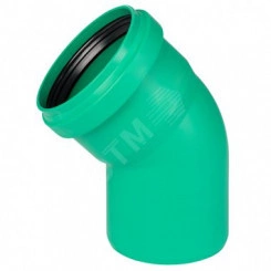 Отвод ливневой канализации 400х45 град.