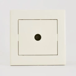 Розетка RAIN ТВ оконечная крем Розетка RAIN ТВ оконечная крем