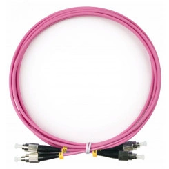 Шнур оптический duplex 2м FC-FC 50/125 mm OM4 LSZH FOP-50-OM4-FC-FC-2m