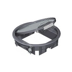 Лючок GESR4U (универсальный) 6xModul45 (полиамид, черный) Лючок GESR4U (универсальный) 6xModul45 (полиамид, черный)