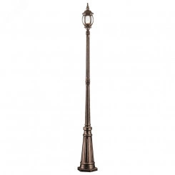 Светильник НТУ-100w столб-2.15м Е27 IP44 черное золото