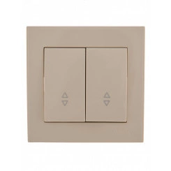 Выключатель RAIN проходной 2-ой крем Выключатель RAIN проходной 2-ой крем