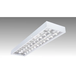 Светильник люминесцентный ЛПО 2х36-CSVT накладной зеркальная решетка ЭПРА